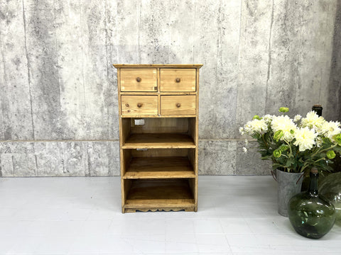 Small Pine Drawers Shelves