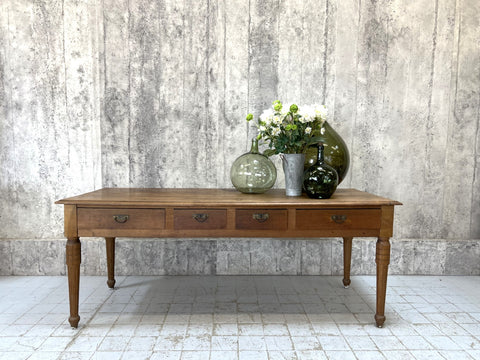 Art Deco Console Table with Four Drawers