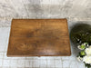 75cm French Turned Leg Writing Occasional Table