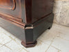 Mahogany Vitrine Double Door Glazed Display Cabinet