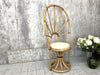 Individual Mid Century Bamboo Throne Chair