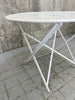 White Metal Folding Garden Table