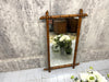 127cm High Mid Century Bamboo Framed Mirror