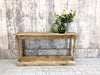 170cm Solid Oak Drapers Work Bench Style Console Table