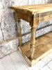 170cm Solid Oak Drapers Work Bench Style Console Table