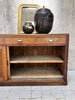 200cm 1950's Shop Counter Sideboard Kitchen Island with Sliding Doors