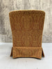 Pair of Napoleon III Ebonised Turned Leg Armchairs to reupholster