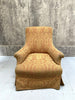 Pair of Napoleon III Ebonised Turned Leg Armchairs to reupholster