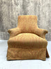 Pair of Napoleon III Ebonised Turned Leg Armchairs to reupholster