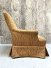 Pair of Napoleon III Ebonised Turned Leg Armchairs to reupholster