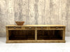 286cm Shop Counter Sideboard Open Shelves Kitchen Island with Drawers