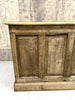 286cm Shop Counter Sideboard Open Shelves Kitchen Island with Drawers