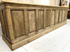 286cm Shop Counter Sideboard Open Shelves Kitchen Island with Drawers
