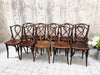 Set of 10 Bentwood Bistro Dining Chairs