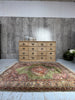 208cm x 123cm Autumnal Coloured Silk Rug