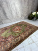 208cm x 123cm Autumnal Coloured Silk Rug