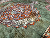 208cm x 123cm Autumnal Coloured Silk Rug