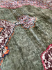 208cm x 123cm Autumnal Coloured Silk Rug