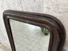 66.5cm Dark Brown (Leather Effect) Louis Philippe Mirror