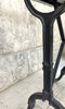White and Grey Veined Square Marble Kitchen Bistro Table