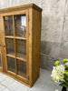 Pine Glazed Wall Mounted Cabinet