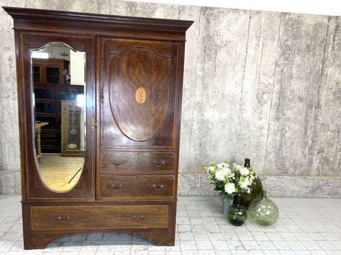 Antique Compactum Wardrobe