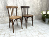Pair of Mis Coloured French Kitchen Cafe Chairs