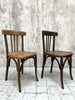 Pair of Mis Coloured French Kitchen Cafe Chairs