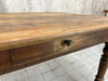 119cm Walnut Wood Nearly Square Turned Leg Bistro Table