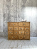 Solid Pine Pharmacy Storage 12 Drawers