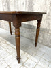 123cm Walnut Wood Tuned Leg Bistro Table