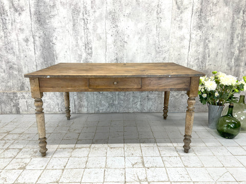 Nearly Square Rustic Kitchen Table Desk