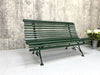 Forest Green 'Parisian' Metal and Wood Garden Bench