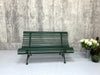Forest Green 'Parisian' Metal and Wood Garden Bench