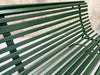 Forest Green 'Parisian' Metal and Wood Garden Bench