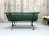 Forest Green 'Parisian' Metal and Wood Garden Bench