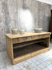 171cm Shop Counter Sideboard Open Shelves Kitchen Island with Drawers