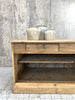 171cm Shop Counter Sideboard Open Shelves Kitchen Island with Drawers