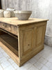 171cm Shop Counter Sideboard Open Shelves Kitchen Island with Drawers