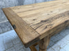 179.5cm Rustic Solid Oak Farmhouse Dining Table