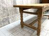 179.5cm Rustic Solid Oak Farmhouse Dining Table