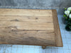 179.5cm Rustic Solid Oak Farmhouse Dining Table