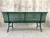 180cm Green Chippy Paint 'Parisian' Garden Bench