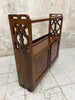 1890's Walnut Wood Wall Mounted Cabinet