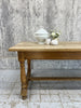 191.5m Walnut Wood French Farmhouse Kitchen Dining Table