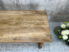 191.5m Walnut Wood French Farmhouse Kitchen Dining Table