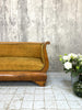 1930 Gold Velvet Sledge Style Canape Sofa