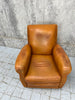 Individual Cognac Coloured Leather Club Chair Armchair