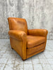 Individual Cognac Coloured Leather Club Chair Armchair