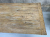 199cm Faded Grey Solid Oak Farmhouse Refectory Dining Table
